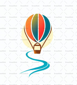 Reisender Heißluftballon